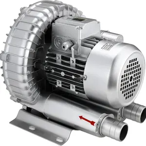 High quality Chinese manufacturer 750w 1hp Ring Blower Aluminum Alloy 220V 50HZ SINGLE stage 100% copper motor