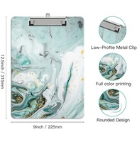 Porte-documents transparent A4 personnalisable, créatif, nouveau, avec logo personnalisé, impression sérigraphique en couleur, bloc-notes en plastique