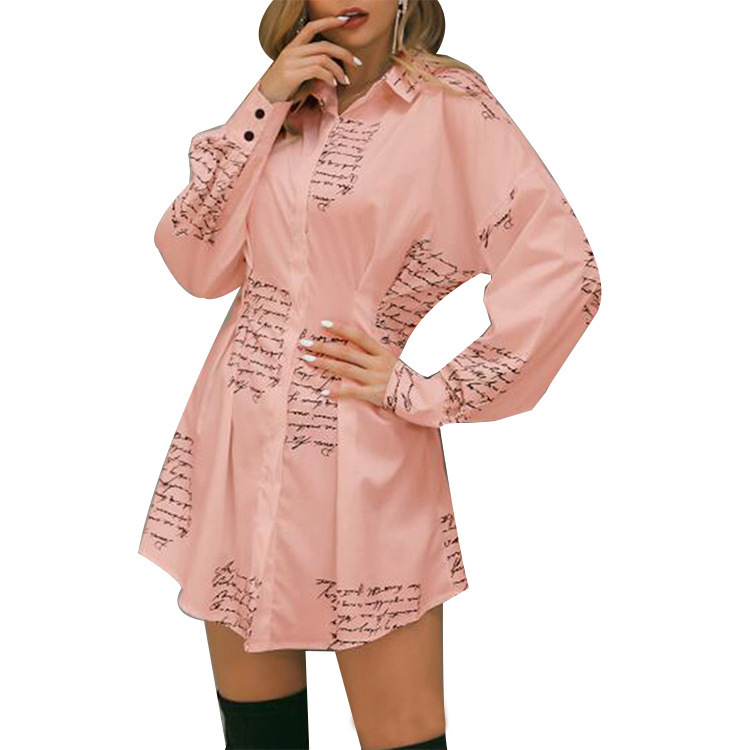 letter print shirt dress ZANKLEY Women's Loose Casual Button Down Denim Shirt Dress Letter Print Short Sleeve Jean Maxi Dress with Pockets, Size: Small
