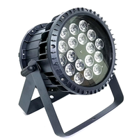 Projecteur LED étanche IP65 18PCS 4-en-1 RGBWA+UV 6-en-1 pour extérieur, idéal pour les mariages