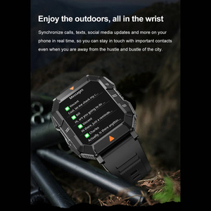 Xu Hướng Thiết Bị Điện Tử Với Đèn Pin Không Thấm Nước Ngủ Màn Hình Thể Thao Thông Minh Đồng Hồ Cho Apple Bt Cuộc Gọi Tập Thể Dục Tracker Smartwatches - Product Image 6