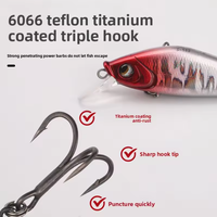 Aotuo Leurre Micro Minnow Artificiel Rigide pour la Pêche au Bar, 5.5cm 4.5g et 6.5cm 7g, Vente Chaude