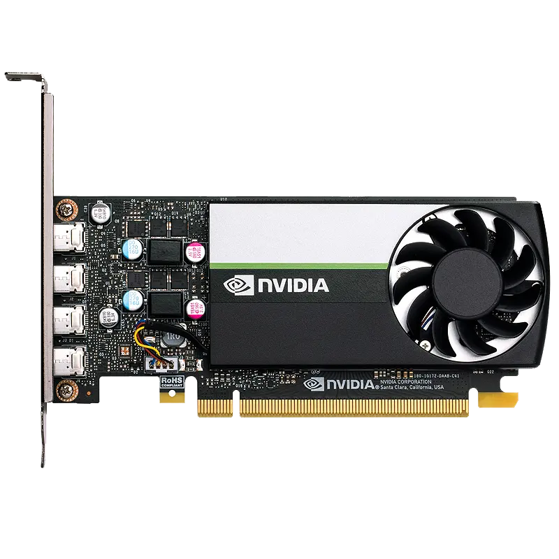 Tarjetas de video NVIDIA T1000 4G / 8G GPU tarjeta gráfica piezas de computadora utilizadas para servidor de PC tarjeta gráfica de computadora