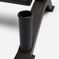 Support de rangement multifonctionnel en acier à 3 niveaux de qualité supérieure pour haltères, kettlebells et barres de musculation, idéal pour les plaques de poids