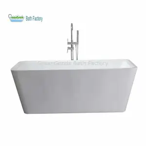 Cupcホット販売モダンバスルームホワイトカラー浴槽サプライヤー自立型純粋なアクリル浴槽