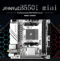 JGINYUE B550i AM4 Mini ITX主板支持R7 4000/5000系列处理器 DDR4新款SATA游戏主板