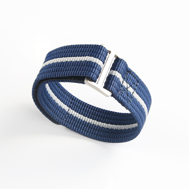 garmin marq nylon strap navy striped