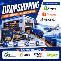 Agent de dropshipping tout-en-un en Chine pour Shopify, Shopee, TikTok, avec services de sourcing, entreposage, emballage et expédition mondiale