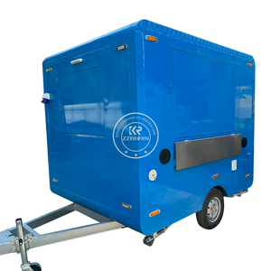 Chariot de nourriture en bois 2025, camion de nourriture à gaz, remorque de concession aux États-Unis avec chariot de barbecue, remorque de restauration à vendre - Product Image 6