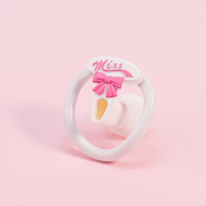 Serie Miss: Dispositivo di Castità Maschile in Resina Leggera, Gabbia per Pene in Plastica con Anello, Giocattoli Sessuali per Uomini - Product Image 3
