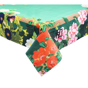 Tovaglia Excelsa Furisode in Cotone 140x180 Cm Design Floreale Multicolore - Product Image 2