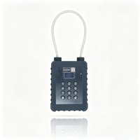 Cadenas électronique à câble en acier avec alarme à distance et anti-effraction pour la sécurité des marchandises et des biens de valeur en logistique