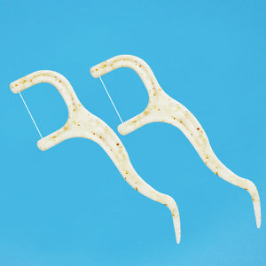 100% Biodegradable Dental hilo Dental ecológico hilo con diente recoger Natural Dental hilo Dental - Product Image 4