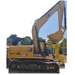 Escavadeira Caterpillar 312D usada, máquina de engenharia de boa qualidade de 12 toneladas, escavadeira CAT 312D barata à venda