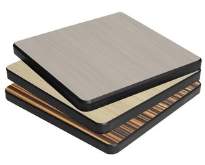 Peaux de comptoir haute pression Hpl blanc stratifiés <span class=keywords><strong>12mm</strong></span> d'épaisseur panneau phénolique <span class=keywords><strong>compact</strong></span> peut être utilisé pour cloison de toilette et casier - Product Image 2