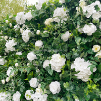 Sunwedding Nouveau design Panneau mural floral en tissu Toile de fond Fleurs murales pour la décoration de mariage
