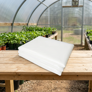 Lámina de Plástico Blanca Grande de Doble Capa de PE para Invernadero Agrícola, Cubierta para Túnel de Cultivo y Protección de Cultivos - Product Image 2