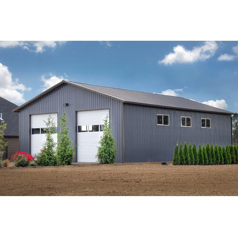 barn house prefabricated / steel structure barn / metal building kits 6000 sqft