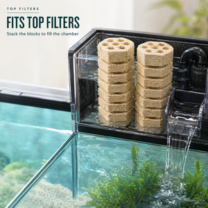 Aquarium Biological Filter Media <b>Ceramic</b> Bio Column Porous Bacteria House for Freshwater Fish Tank Sump - Product Image 1