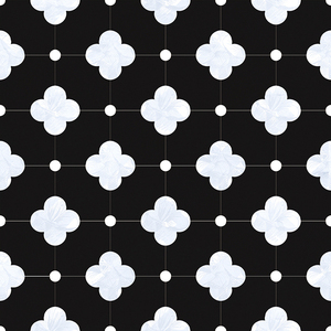 Oferta 2026: Baldosa de Porcelana Blanca y Negra <span class=keywords><strong>con</strong></span> Diseño Floral 3D Tallado de 800x800mm <span class=keywords><strong>para</strong></span> Piso de Baño - Product Image 1