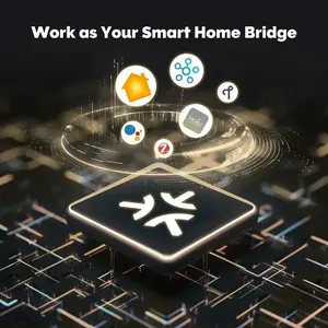 MOES Smart <span class=keywords><strong>Home</strong></span> Gateway Tuya Zigbee para <span class=keywords><strong>Siri</strong></span> HomeKit Asistente de Google Control de voz Fuente de energía eléctrica Compatible con Android - Product Image 2