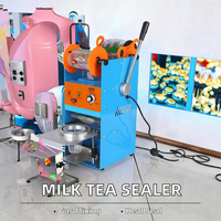 Machine semi-automatique à entraînement électrique pour scellage thermique de roulements de moteur, sachets en plastique de qualité alimentaire, boîtes et films – Facile à utiliser