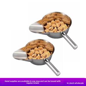 Cuchara de Acero Inoxidable Yolecen, Tipo Pico de Pato, Triangular, para Servir Comida, Filetear Pollo y Papas Fritas - Product Image 3