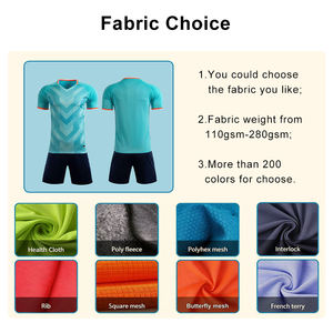 Hızlı Kuruyan Nefes Alabilen Yazlık Kısa Kollu Dijital Baskılı Profesyonel Takım Futbol Forması - Product Image 4