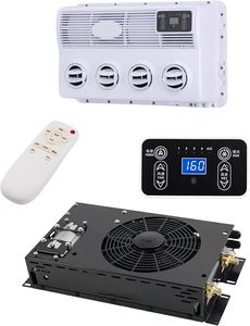 TELCOOL 12/24V Air Conditioner Hidden Underbody RV Air Conditioner/DC Silent air Conditioner for Trailers, Campers, Trucks, <strong>Vans</strong> - Product Image 1