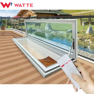 <span class=keywords><strong>Fenêtre</strong></span> de toit motorisée pour villa, ventilation et éclairage naturel, étanche, double vitrage intelligent, à ouverture verticale, en acier inoxydable - Product Image 5