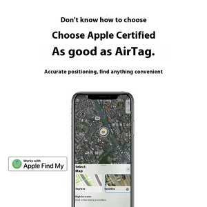 Certifié MFI Mini <span class=keywords><strong>GPS</strong></span> Locator AntiLost Alarme Portefeuille Porte-clés Smart Tag Tracer Porte-clés Chien Pet Enfant Tracker Key Finder - Product Image 3