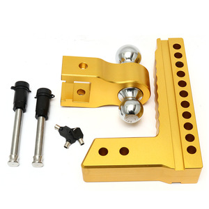 Có thể điều chỉnh hợp kim nhôm 2.5 - 10 inch kéo Trailer Coupler Tow Hitch bóng núi Receiver cho kéo - Product Image 1