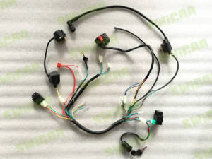 Ensemble de faisceaux de câblage électrique pour <span class=keywords><strong>moto</strong></span>, quad, ATV, karting, buggy, <span class=keywords><strong>moto</strong></span> tout-terrain Taotao Kazuma de 50 à 125 cm3 - Product Image 2