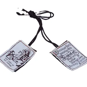 A J rigoroso controllo di qualità fatto A mano in tessuto in poliestere personalizzato religioso scapolare senza medaglia e crocifisso - Product Image 1