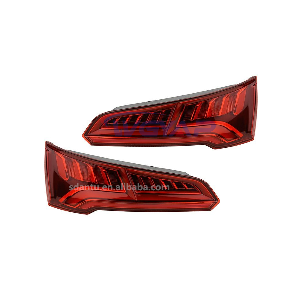 2X Dynamic Amber & Red LED Rear Bumper Reflector Tail Lights For 05-09