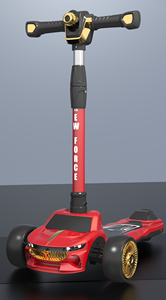 Scooter per bambini simulazione moto 3-10 anni simpatico giocattolo per bambini con luci in plastica + acciaio da esterno - Product Image 4