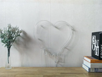 Lampe à néon LED coeur fondant personnalisée Prix d'usine en Chine de gros