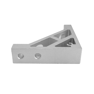 Bạc màu sơn L hình dạng hồ sơ Kệ khung nhôm góc kết nối - Product Image 3