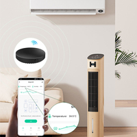 Télécommande intelligente IR WiFi TY-S01 Pro Tuya avec capteur de température et d'humidité pour climatiseur, téléviseur, etc., compatible avec Alexa Voice