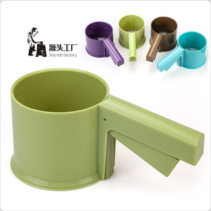 Hand Operated <b>Flour</b> Sifter Plastic Baking Cup Type Sugar Sieve Convenient For Baking - Product Image 5