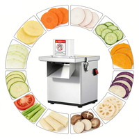 Veiligheid Commerciële groente- en fruitsnijmachine Motor 220V UK Design Veiligheidsgesp Bakkerij Schoolkeukens Fruitverwerkingsbedrijven YYHB