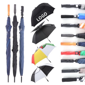 Paraguas Manual Azul al por Mayor, Resistente al Viento, Impermeable, con Protección UV, Parasol para Exteriores, Golf y Lluvia - Product Image 2