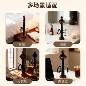 Jewelry Organizer Stand <b>With</b> Watch And Necklace Holder For <b>Dressing</b> <b>Table</b> <b>Storage</b> Display Rack - Product Image 4