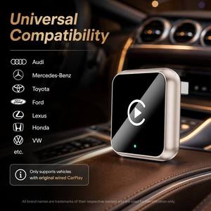 30% Off Portable Carplay <b>Adapter</b> Bluetooth Wireless USB <b>Plug</b> and Play 2 in 1 Carplay Box for Car Stereo System - Product Image 3