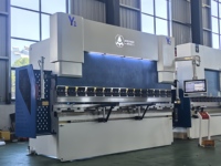 Presse plieuse hydraulique CNC à 6+1 axes avec Delem 58TX, plieuse de métal, machine de pliage CNC