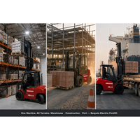 Forklift Counterbalance Kabin Ergonomis Serbaguna 1.5t 2.5t 3.5t 5t untuk Pabrik, Bersertifikasi CE