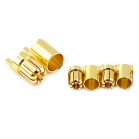Connecteur pour avions modèles Amass GC6510-M/GC6510-F, fiche banane 65 mm en cuivre pur pour moteurs et ESC