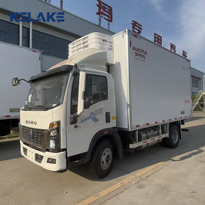 Camion frigorifique Foton 4x2 d'occasion, manuel, diesel, moteur Cummins, 10 tonnes, pour la livraison de viande fraîche, de fruits de mer et de produits de la chaîne du froid - Product Image 3