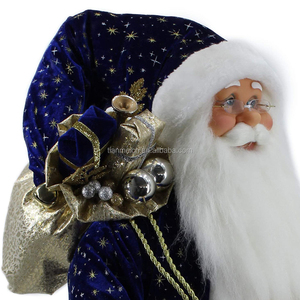 16 بوصة عيد الميلاد الوقوف سانتا كلوز منتج جديد الثلج الحلي الزينة شجرة التماثيل هدية البند عطلة التقليدية - Product Image 4