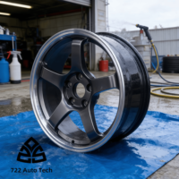 Jantes SUV en alliage forgé monobloc à cinq branches 722Auto, à déport profond, usinage de précision, PCD ET personnalisés, haute performance, 16-30 pouces